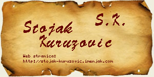 Stojak Kuruzović vizit kartica
